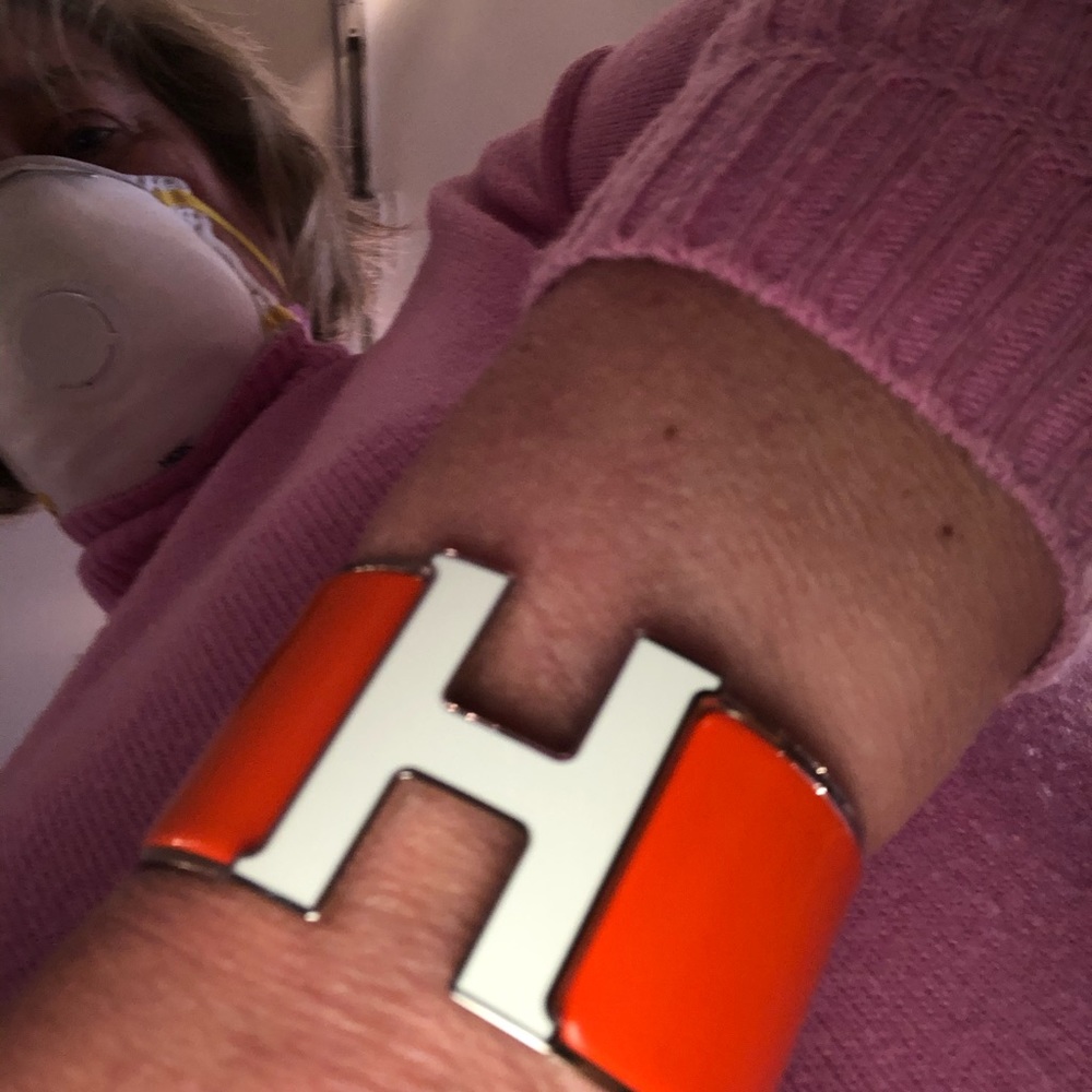 Authentic Hermès large cuff w/box&bag!!! - Picture 5 of 8